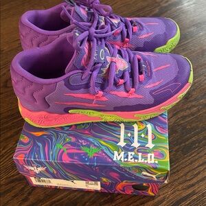 Melo Puma Kids' Multicolor Basketball Sneakers